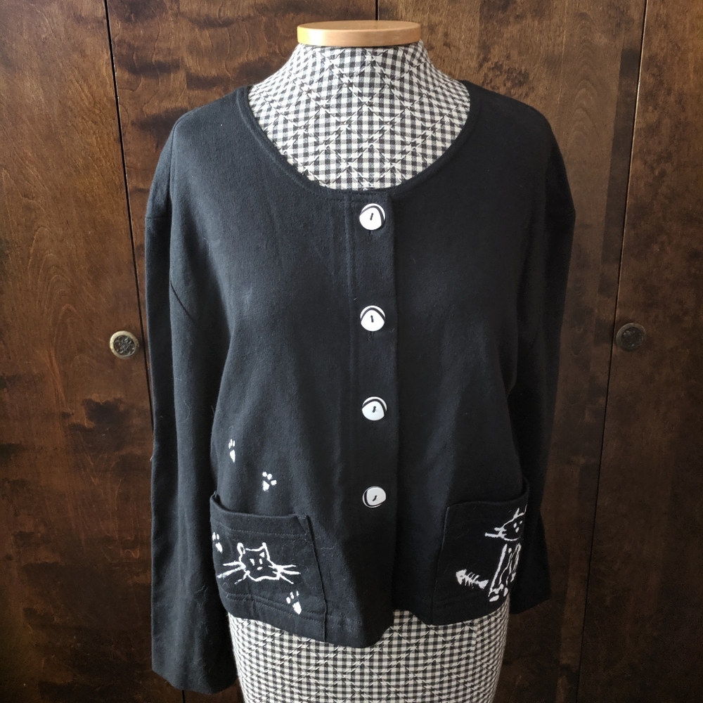 Button Down Kitty Top - image 1